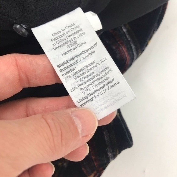 New J Crew Velvet Tank Top Stewart Tartan Plaid - Picture 5 of 8